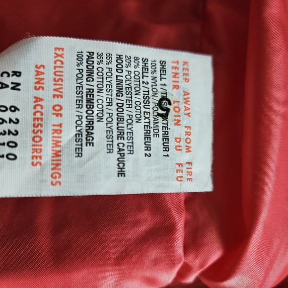 Neon pink and black puffer jacket - Picture 7 of 7